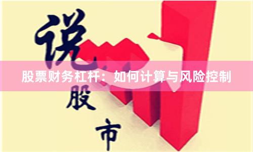 股票财务杠杆：如何计算与风险控制